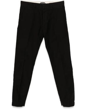 Tom Ford Essential Cotton Trousers For - Black