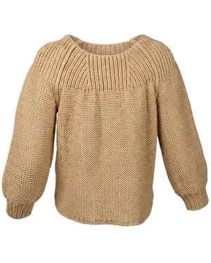 Valentino Garavani Ribbed Jumper - Natural