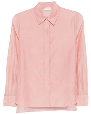 Peserico Button-Fastening Long-Sleeve Shirt - Pink