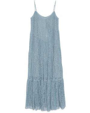 MICHAEL Michael Kors Gelaagde Jurk Met Bloemenkant - Blauw