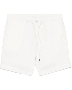 BOSS Drawstring-Waistband Shorts - White