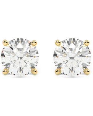 Diamond Essentials Pendientes Con Diamante Solitario De Laboratorio - Blanco