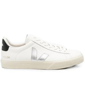 Veja Campo Logo-Patch Sneakers - White