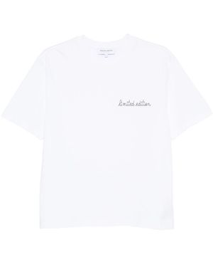 Maison Labiche Limited Edition-Embroidered T-Shirt - White