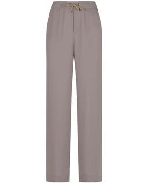 Herno Drawstring-Waist Pants - Gray