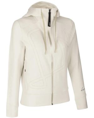 Lamunt Erika Hooded Zip-Up Jacket - White