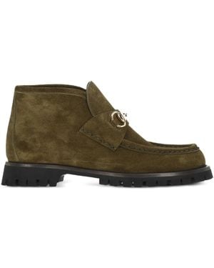 Gucci W Sylke Bootie Suede - Green