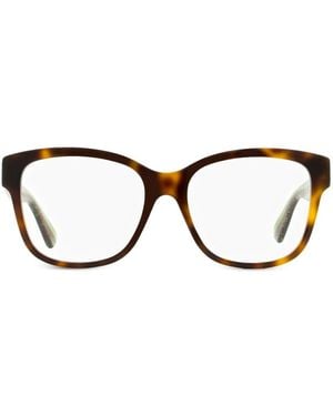 Gucci Lunettes De Vue À Monture Carrée - Marron