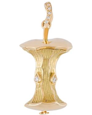 Aurelie Bidermann 'Big Apple' Diamond Pendant - White