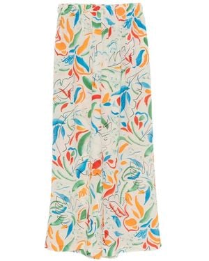 Aspesi Abstract-Pattern Trousers - White