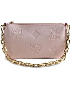 MCM Aren Shoulder Bag - Grey