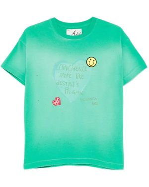 ANDERSSON BELL Logo-Patch T-Shirt - Green