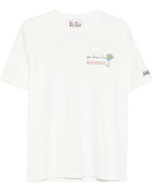 Mc2 Saint Barth Gin Dependent T-Shirt - White