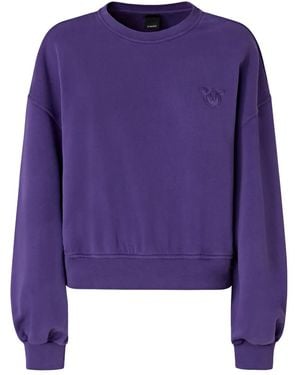 Pinko ロゴ スウェットシャツ - パープル
