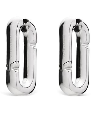 Marc Jacobs The Pop J Marc Hoop Earrings - Black