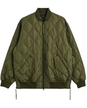Taion Military Ma-1 Quilted Jacket - Green