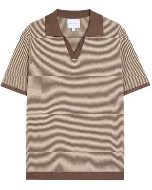Raith Gestreiftes Antonio T-Shirt - Natur
