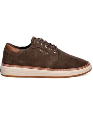 GANT Suede Lace-Up Trainers - Brown