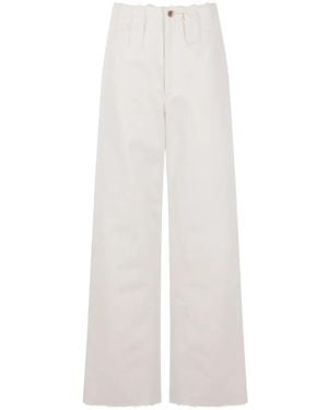 Kuro Frayed straight jeans - Blanco