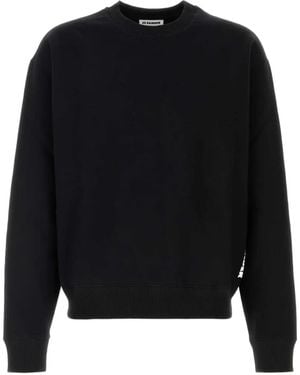 Jil Sander Crew-Neck Sweatshirt - Black