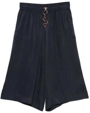 ..,merci Pantalones Con Cordones - Azul