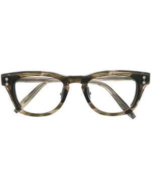 Akoni Orion Round-Frame Glasses - Brown