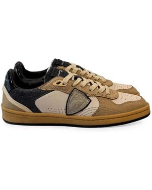 Philippe Model Pgal Panelled Trainers - Brown