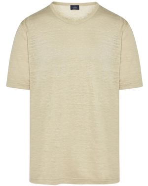 Barba Napoli Meliertes T-Shirt - Natur