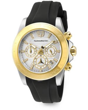 TechnoMarine Manta Chronograph 42Mm Watch - Metallic