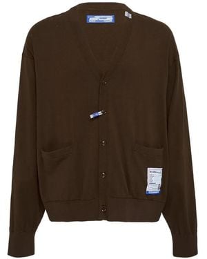 Maison Mihara Yasuhiro Vest Met V-Hals - Bruin