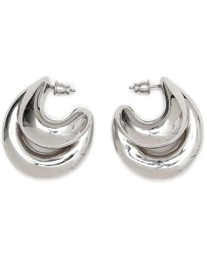 Panconesi Double-Hoop Earrings - Metallic