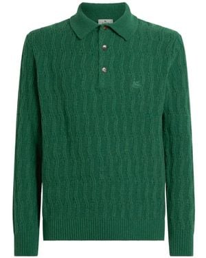 Etro Polo-Style Jumper - Green