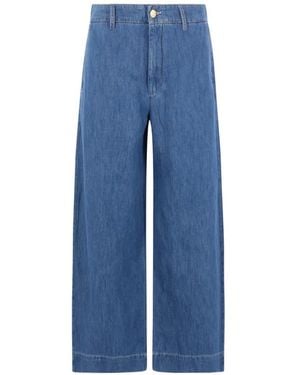 Max Mara Flared Leg Denim Jeans - Blue