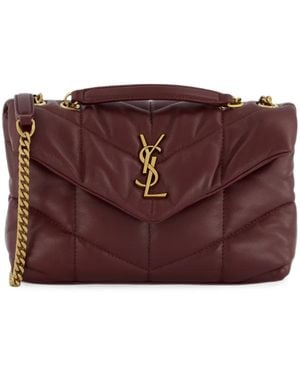 Saint Laurent Toy Puffer Shoulder Bag - Purple