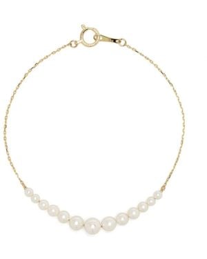 Mizuki Bracciale Con Perle Akoya - Bianco