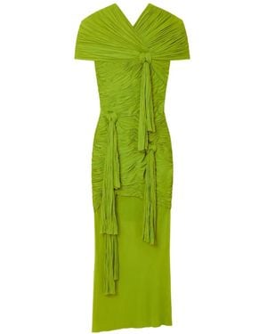 Tory Burch Knotted Dress - Green