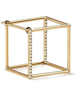 Shihara Diamond Square Pierce 15 (01) - メタリック