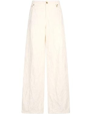 Roberto Cavalli Logo-Charm Trousers - White