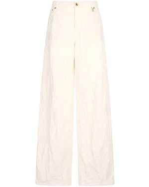 Roberto Cavalli Logo-Charm Trousers - White