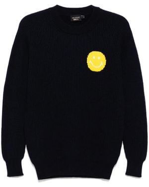 Joshua Sanders Fisherman's Smile Crew-Neck Jumper - Blue