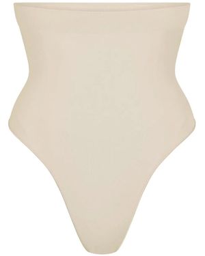 Skims Tanga Seamless Sculpt De Talle Alto - Neutro