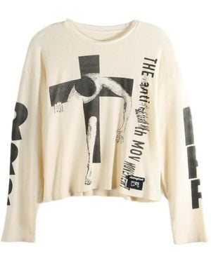 RRR123 Camiseta Con Estampado Gráfico - Blanco