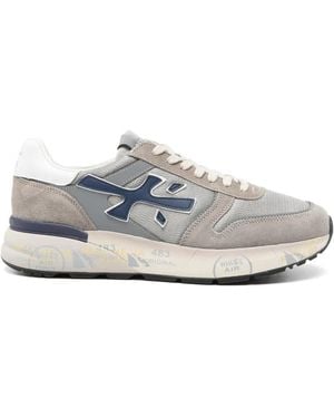 Premiata Mick 8001 Sneakers Aus Wildleder - Weiß
