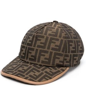 Fendi Embroidered Polyester Blend Baseball Cap - Multicolour