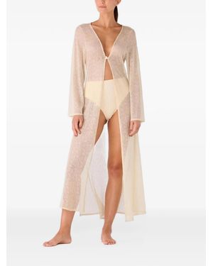 Palmacea Uda Ariel Crochet-Knit Cover Up - White