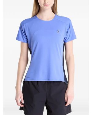 On Shoes Short Sleeve T-Shirt - Blue