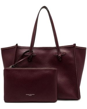 Gianni Chiarini ノットディテール ハンドバッグ - パープル