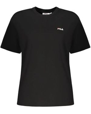 Fila Logo-Patch T-Shirt - Black