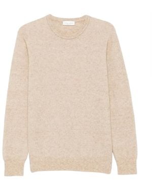 Roberto Collina Pullover Mit Rundem Ausschnitt - Natur