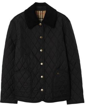 Burberry Quilted Nylon Dranefeld Barn Jacket - Black